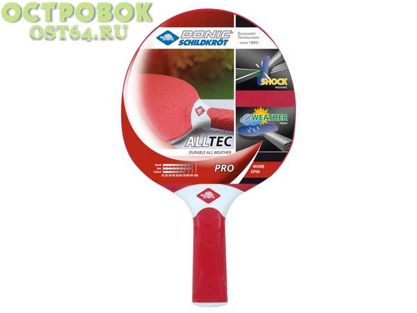 Ракетка н/т Donic Shidkroet Alltec Pro