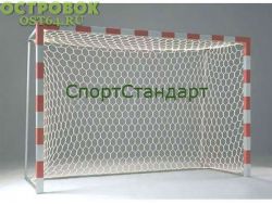 Артикул: 030750<br />
Размер: 3,00х2,00х1,00х1,00 м<br />
Ячейка: шестигранная 120 мм<br />
Толщина нити: 5,0 мм<br />
Цвет: белый<br />
Материал: капрон/полипропилен<br />
Дополнительно: Прочная полипропиленовая мини-футбольная сетка с шестигранной ячей