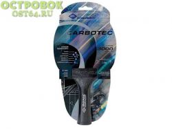 Производитель: Китай<br />
Скорость: 100<br />
Контроль: 80<br />
Вращение: 100<br />
Материал: 50% карбон, 50% резина<br />
Форма ручки: анатомическая<br />
Толщина накладки: 2,1 мм<br />
Накладка: Energy-QRC<br />
Тип игры: Attack<br />
Вес брутто: 0.2